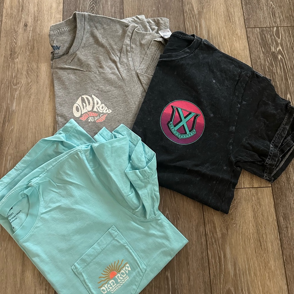 Kids Graphic T-Shirts - Black, Gray, and Blue